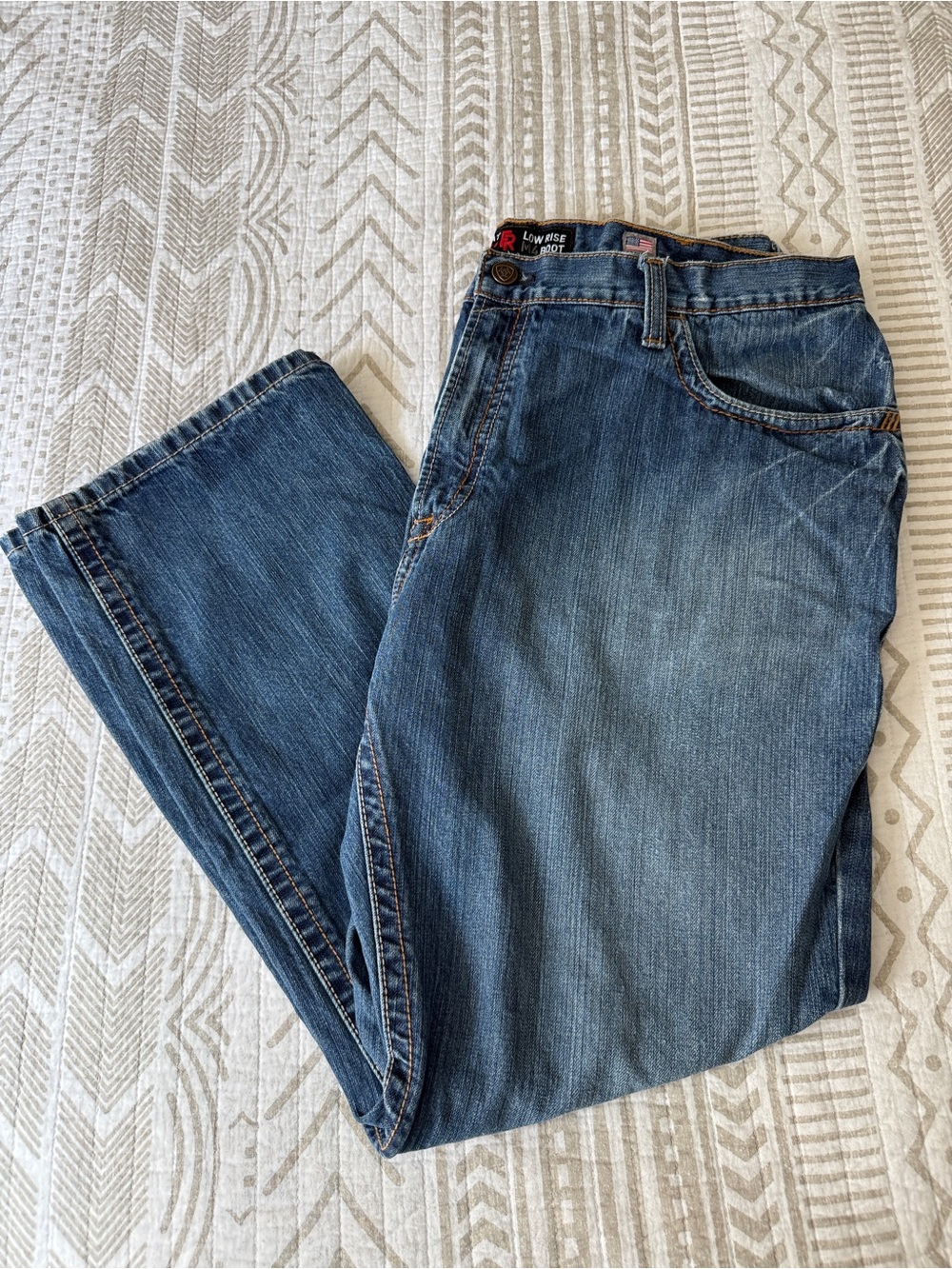 Ariat Men's Bootcut Jeans in Classic Blue